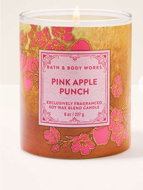 Bath & Body Works Other - 🆕-Bath & Body Works Pink Apple Punch Soy Candle